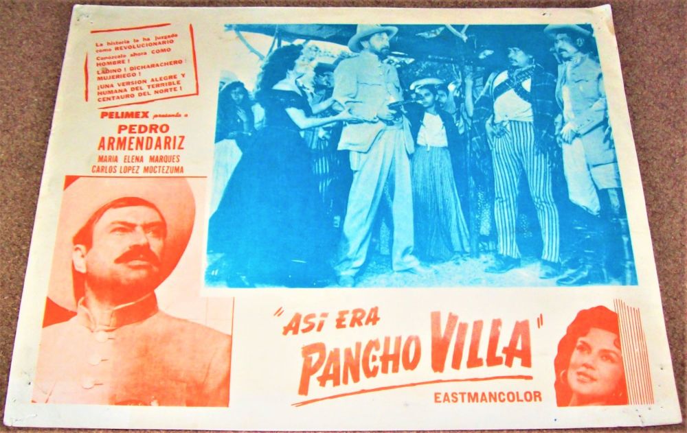 ASI ERA PANCHO VILLA PEDRO ARMENDARIZ SUPERB MEXICAN FRONT OF HOUSE STILL 1