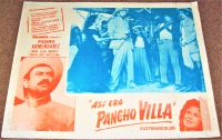 ASI ERA PANCHO VILLA PEDRO ARMENDARIZ SUPERB MEXICAN FRONT OF HOUSE STILL 1957