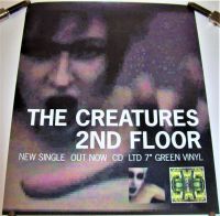 SIOUXSIE & BANSHEES THE CREATURES U.K. REC COM PROMO POSTER '2nd FLOOR' 7" 1998