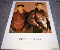 PET SHOP BOYS ABSOLUTELY STUNNING AND RARE 1986 GERMAN ISSUE PERSONALITY POSTER