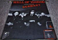 WALL OF VOODOO ABSOLUTELY STUNNING RARE 'SEVEN DAYS IN GERMANY' TOUR POSTER 1985