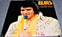 ELVIS PRESLEY RECORD COMPANY PROMO POSTER 'ELVIS A CANADIAN TRIBUTE' ALBUM 1978