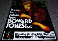 HOWARD JONES STUNNING CONCERT POSTER TUESDAY 26th MARCH 1985 DUSSLEDORF GERMANY