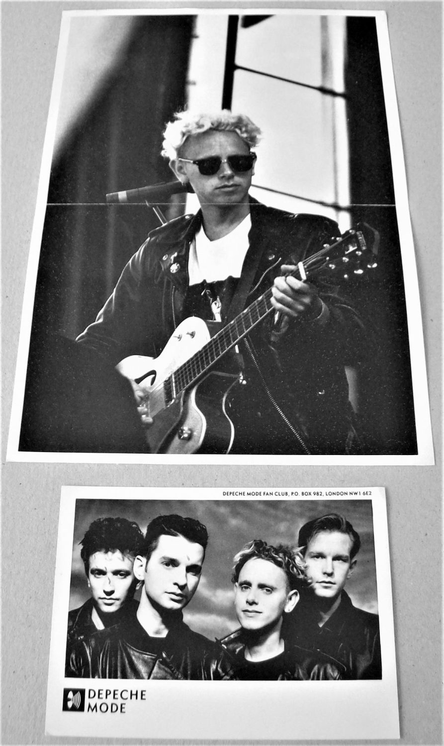 DEPECHE MODE ABSOLUTELY STUNNING U.K. SMALL POSTER AND FAN CLUB PHOTO 1980'