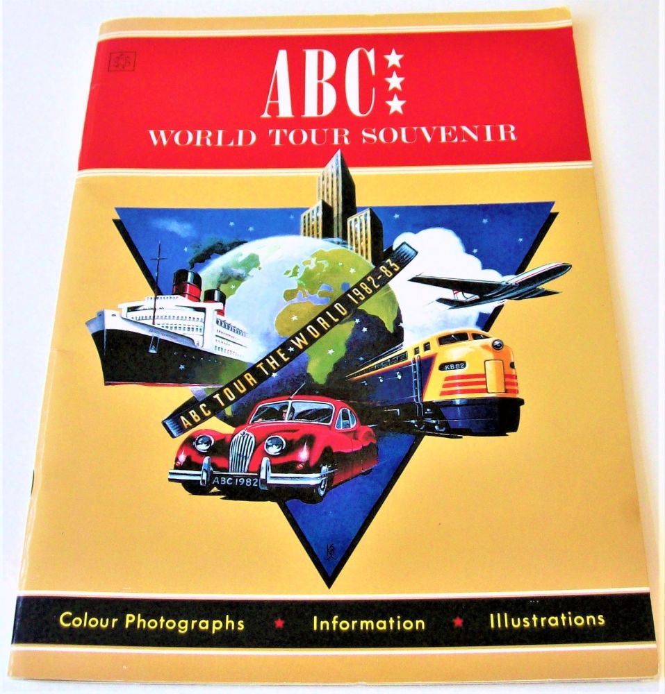 ABC ABSOLUTELY STUNNING RARE LARGE WORLD CONCERTS TOUR PROGRAMME JAPAN 1982