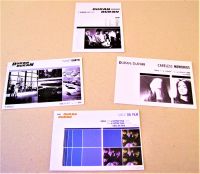 DURAN DURAN ABSOLUTELY STUNNING AND RARE SET OF FOUR PROMOTIONAL POSTCARDS