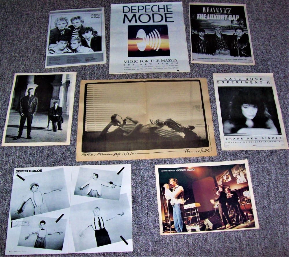 KATE BUSH DURAN PET SHOP BOYS DEPECHE MODE UK & JAPAN MUSIC MAGAZINE ADS 19