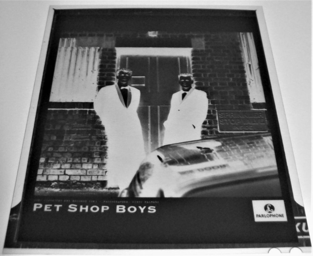 PET SHOP BOYS STUNNING OFFICIAL AND ORIGINAL PROMO TRANSPARENCY-NEGATIVE 19