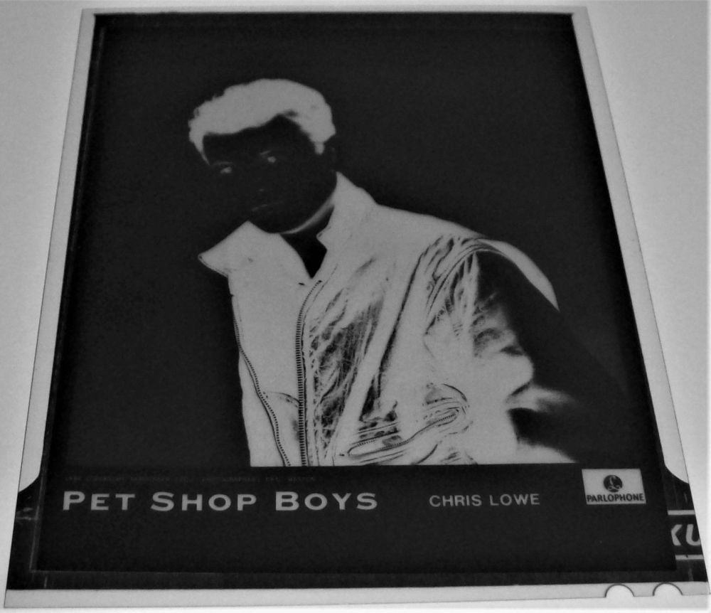 PET SHOP BOYS STUNNING OFFICIAL AND ORIGINAL PROMO TRANSPARENCY-NEGATIVE 19