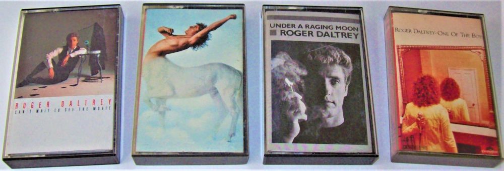 THE WHO DALTREY CASSETTES SEE THE MOVIE ROCK HORSE RAGING MOON ONE OF THE B
