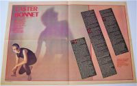 RAINBOW GRAHAM BONNET SUPERB CENTRE SPREAD POSTER-ARTICLE RECORD MIRROR 1981