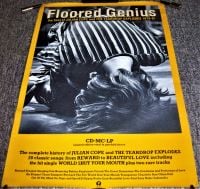 THE TEARDROP EXPLODES-JULIAN COPE U.K. PROMO POSTER 'FLOORED GENIUS' ALBUM 1992