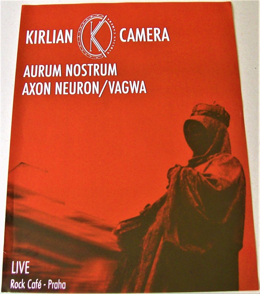 KIRLIAN CAMERA NOSTRUM AXON NEURON CONCERT POSTER 4th OCT 2003 ROCK CAFE PR