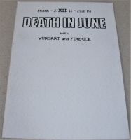 DEATH IN JUNE CONCERT P-CARD 2nd DEC 2011 ‘30th ANNIVERSARY TOUR’ K4 CLUB PRAGUE