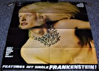 THE EDGAR WINTER GROUP UK PROMO POSTER 'THEY ONLY COME OUT AT NIGHT' ALBUM 1972
