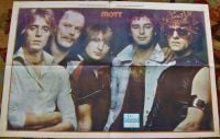 MOTT THE HOOPLE 'MOTT' RECORD MIRROR U.K. MUSIC PAPER COLOUR POSTER NOV 9th 1974