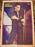 GARY NUMAN SUPERB RECORD MIRROR UK MUSIC PAPER FULL COLOUR POSTER JUNE 14th 1980