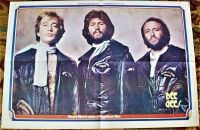 BEE GEES SUPERB RECORD MIRROR UK MUSIC PAPER FULL COLOUR POSTER AUGUST 7th 1976