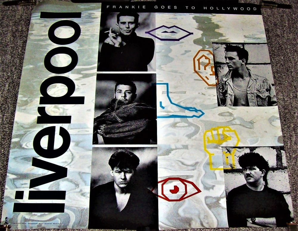 FGTH REALLY STUNNING U.S. RECORD COMPANY PROMO POSTER FOR 'LIVERPOOL' ALBUM