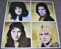 QUEEN ABSOLUTELY STUNNING U.K. FAN CLUB ISSUE CHRISTMAS POSTER FROM 1976