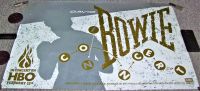 DAVID BOWIE 'LET'S DANCE' U.S. CONCERT POSTER HBO BROADCAST FEBRUARY 12th 1984