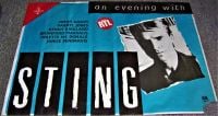 THE POLICE STING STUNNING RARE CONCERT POSTER FRANCE 1985 "AN EVENING WITH" TOUR