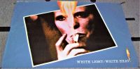DAVID BOWIE RARE U.K. REC COM PROMO POSTER 'WHITE LIGHT WHITE HEAT' SINGLE 1983