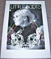 LITTLE BOOTS ABSOLUTELY STUNNING LITHOGRAPHIC PRINT POSTER FOR THE UK TOUR 2009