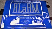 THE ALARM RARE CONCERT POSTER TUESDAY 9th FEBRUARY 1988 HAMMERSMITH ODEON LONDON