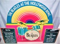 THE BEATLES RARE PROMO 3D SHOP DISPLAY STANDEE 'LIVE HOLLYWOOD BOWL' ALBUM 1977