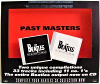 THE BEATLES RARE UK PROMO 3D SHOP DISPLAY STANDEE 'PAST MASTERS 1&2' ALBUM 1988