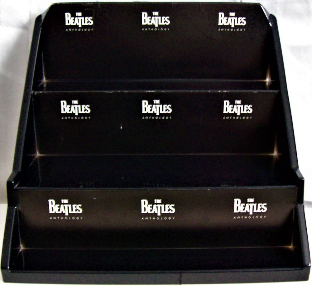 THE BEATLES RARE UK REC COM PROMO SHOP DISPLAY CD RACK 'ANTHOLOGY 1' ALBUM 