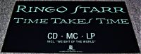 THE BEATLES RINGO STARR GERMAN PROMO SHOP DISPLAY FLAT 'TIME TAKE TIME' LP 1992
