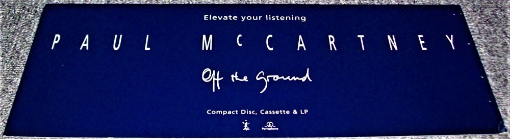 THE BEATLES - McCARTNEY U.K. PROMO SHOP DISPLAY FLAT 'OFF THE GROUND' ALBUM