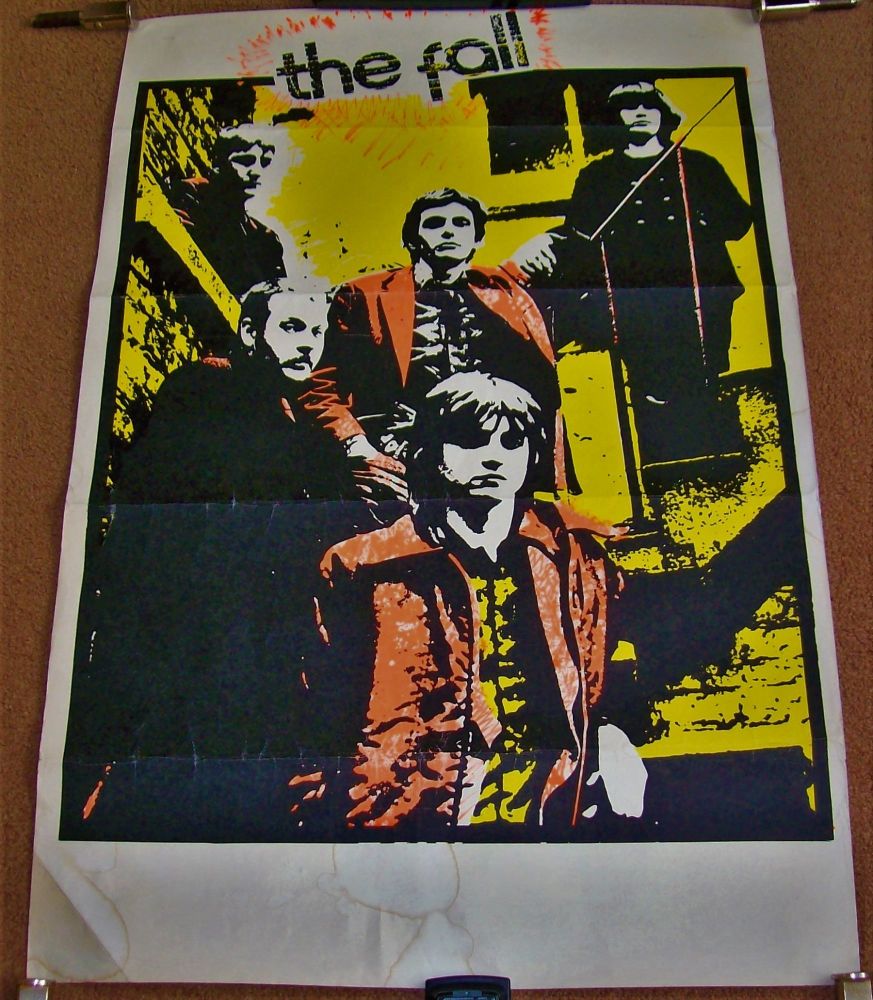 THE FALL ABSOLUTELY STUNNING UNUSED U.K. TOUR BLANK CONCERT PROMO POSTER 19