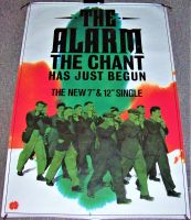 THE ALARM UK RECORD COMPANY PROMO POSTER 'THE CHANT HAS JUST BEGUN' SINGLE 1984