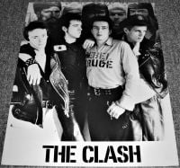 THE CLASH RARE PROMO SHOP DISPLAY/POSTER BOARD 'GIVE 'EM ENOUGH ROPE' ALBUM 1978