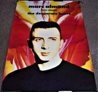 MARC ALMOND U.K. RECORD COMPANY PROMO POSTER 'THE DESPERATE HOURS' SINGLE 1990