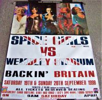 SPICE GIRLS STUNNING CONCERT POSTER 19th & 20th SEPTEMBER 1998 WEMBLEY STADIUM