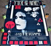 SIOUXSIE AND THE BANSHEES UK PROMO-TOUR POSTER 'A KISS IN THE DREAMHOUSE' LP 82'