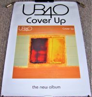 UB40 REALLY STUNNING RARE U.K. RECORD COMPANY PROMO POSTER 'COVER UP' ALBUM 2001