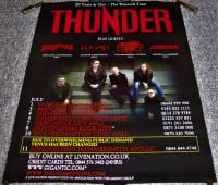 THUNDER ABSOLUTELY STUNNING & RARE '20 YEARS AND OUT' FAREWELL TOUR POSTER 2009