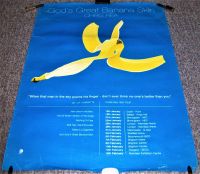 CHRIS REA RECORD COMPANY PROMO/TOUR POSTER "GOD'S GREAT BANANA SKIN" ALBUM 1992