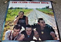 THE CLASH STUNNING RARE UK RECORD COMPANY PROMO POSTER "COMBAT ROCK" ALBUM 1982