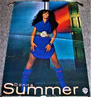 DONNA SUMMER U.K. RECORD COMPANY PROMO POSTER FOR THE SELF TITLED ALBUM IN 1982