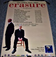 ERASURE STUNNING POSTER FOR THE 'THE OTHER TOUR' OF THE U.K. IN 2003