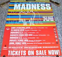 MADNESS 'YOU'VE WAITED LONG ENOUGH' TICKETS ON SALE NOW U.K. TOUR POSTER 1999