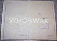 THE ROLLING STONES CHIPMONCK STAGE CONSTRUCTION BLUEPRINT FOR FAR EAST TOUR 1973