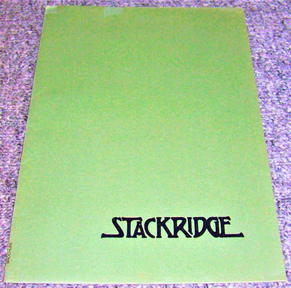 STACKRIDGE STUNNING RARE U.K. REC COM PROMO PRESS KIT 'FRIENDLINESS' ALBUM 