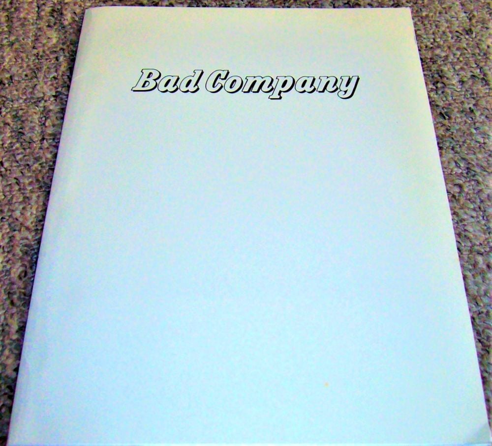 BAD COMPANY ABSOLUTELY STUNNING RARE UK RECORD COMPANY PROMO PRESS KIT 1973